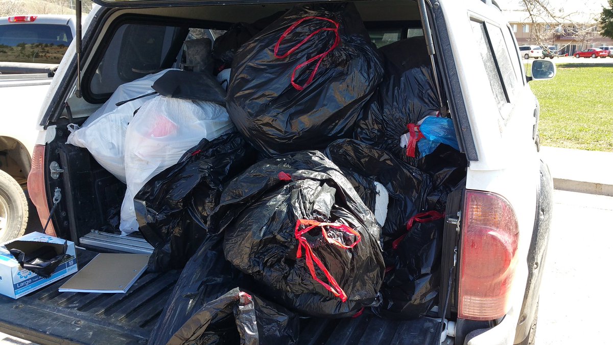 MrJohnsenPE's tweet photo. Lookout cleanup with the first ride of spring. 
#spearfishms https://t.co/KEAotTRZzx