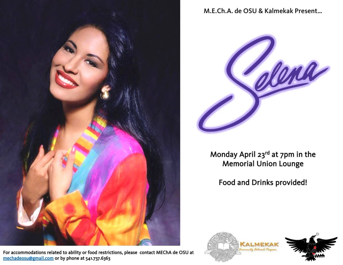 TODAY: Join <a href="/OSUMEChA/">MEChA de Oregon State University</a> and <a href="/Kalmekak14/">Kalmekak</a> for movie screening 😍
Will be providing snacks and drinks for this event!
7pm @ MU Lounge 😊🎥