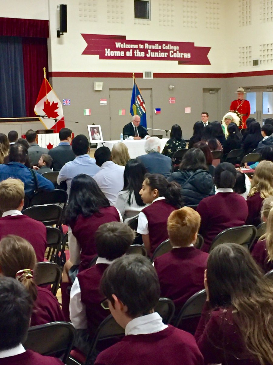 Proud to attend the citizenship ceremony hosted by <a href="/RCElementary/">Rundle Elementary</a>. #WeAreRundle