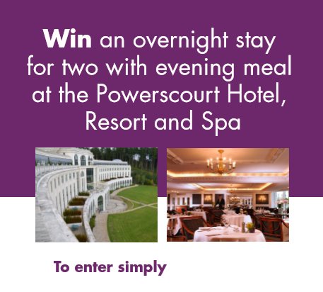 CapitalM41's tweet photo. Fancy winning an overnight stay in the Powerscourt Hotel and Spa? To enter all you simply have to retweet this post, like our Facebook page and follow us on Instagram @ capital_41.  Good luck :) https://t.co/ljEHrncsRk
