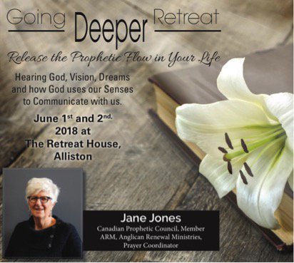 We are excited to be hosting Jane Jones!
To register visit theretreathouse.ca