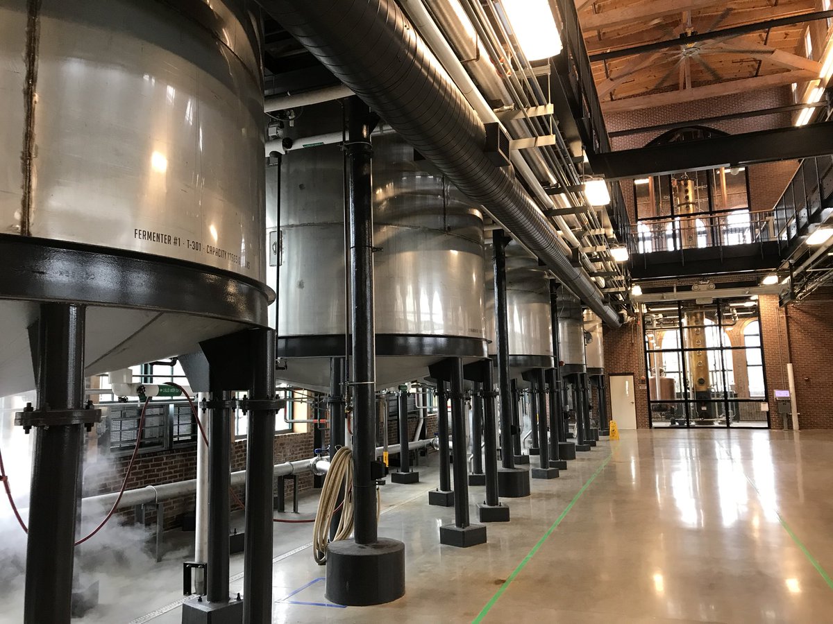 fostah's tweet photo. Toured @Angels_Envy today. The building is gorgeous. The Bourbon’s better. https://t.co/dYyp8Gc07n