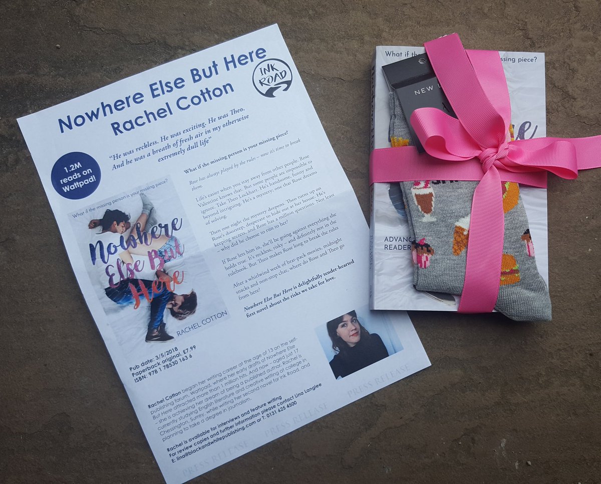 Nicola_JHiggins's tweet photo. I get THE BEST #BookPost from @LinaLanglee !!
On the nightstand tonight we have #NowhereElseButHere by @_rachelcotton
#amreading #AdvancedReadersCopy #Romance #CheckOutThatCover 😍 #TheRisksWeTakeForLove #LoveTheSocks #NapsAndSnacks https://t.co/UJXkbnNqU9