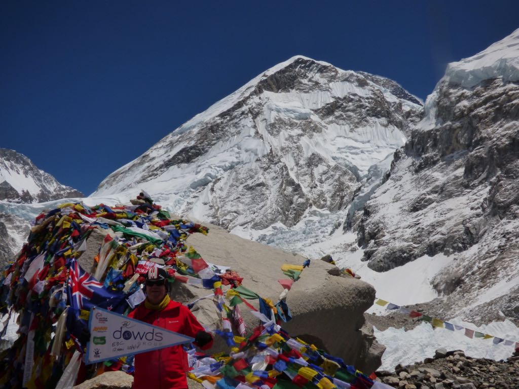 Dowds_Group's tweet photo. We are delighted to announce that after 9 long, hard days of trekking in aid of our '40 for Forty’ campaign, on Friday 20th April 2018 at 12 noon - ÓGIE MADE IT TO EVEREST BASE CAMP!!! 🤗🎉 Read more on our website: https://t.co/LcByfAf082 https://t.co/H51fVoeJ1x