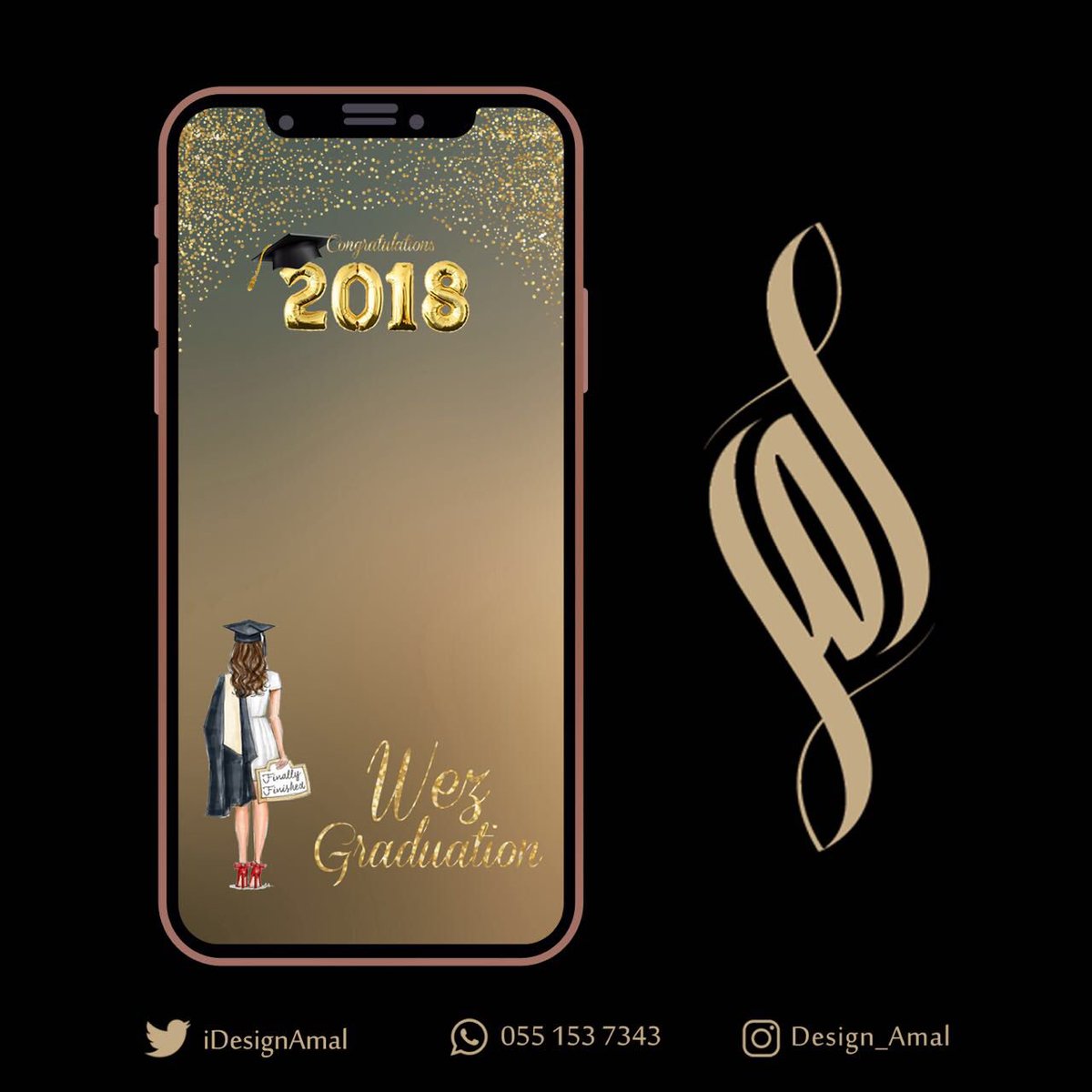 تصميم #فلاتر_سناب حسب الطلب ♥️