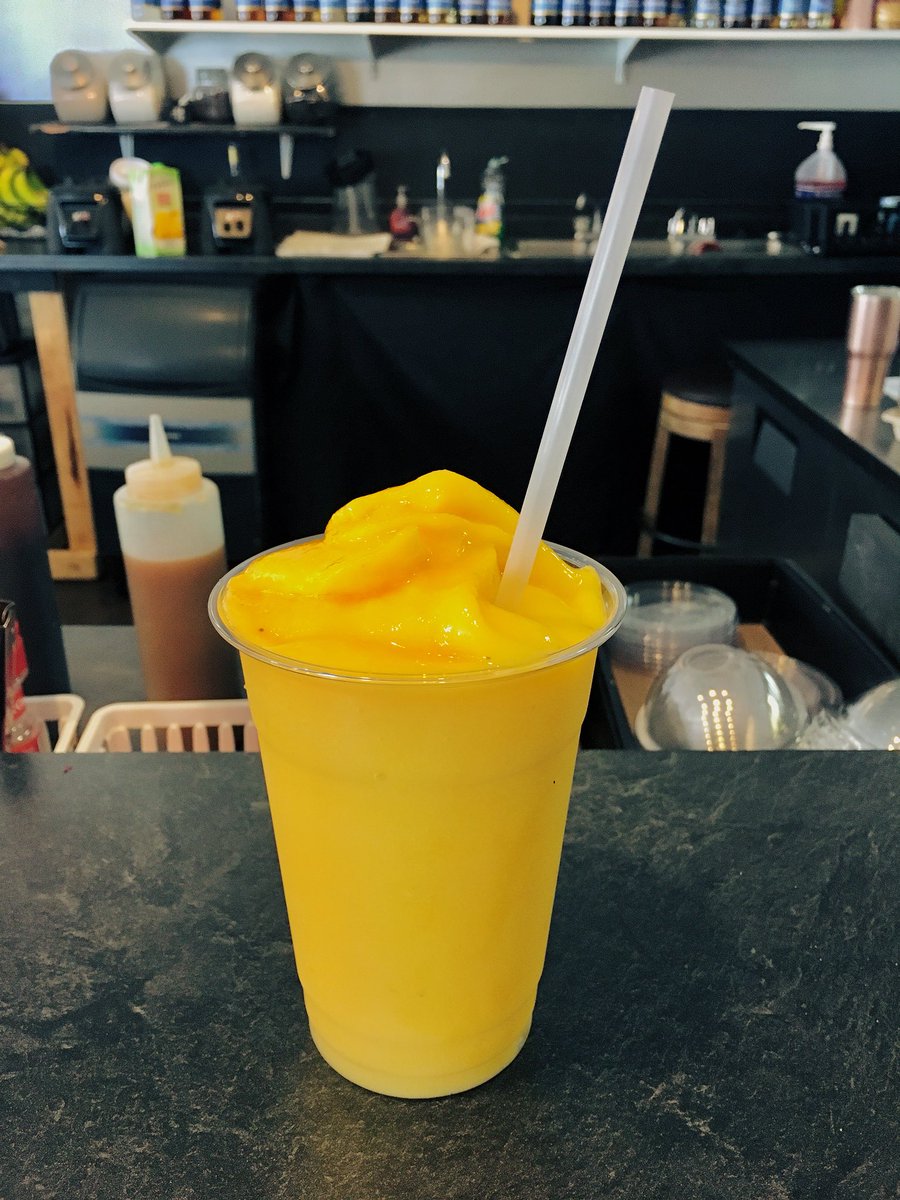 RedbeardsCoffee's tweet photo. Now THAT looks amazing. How does a mango &amp; banana smoothie sound on this fine spring day? It’s sounds pretty darn delicious if you ask me. 

But that is just my pirate opinion...

...what’s your favorite smoothie flavor? https://t.co/HdtVmaSOJ4