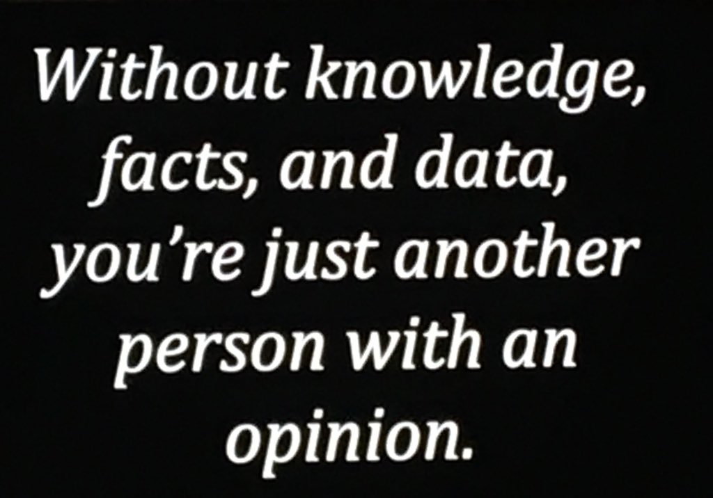 AngelesRAroca's tweet photo. 🙌🏻 In God we trust, all others must bring me data #EdwardDeming https://t.co/KPh1Vm2jqf