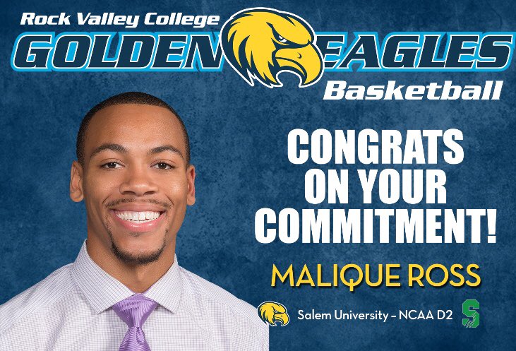 RVC_Athletics's tweet photo. #LeavingTheNest... Congrats to #RVCBasketball’s Malique Ross (Montgomery, IL) on his commitment to Salem University (WV) https://t.co/vfamQQSUQg