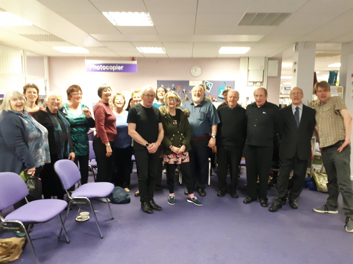 #Singing for #WorldBookNight promoting positive #MentalHealth &amp; #wellbeing @ #Knaresborough Library. <a href="/orb_arts/">Orb Community Arts</a> <a href="/lunguk/">British Lung Foundation</a>