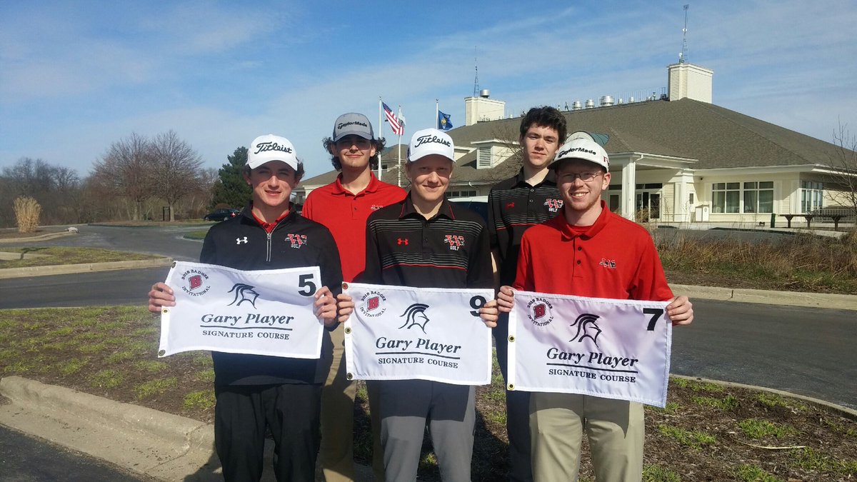 Congrats to the boys golf team for finishing 2nd today at the Geneva National meet. <a href="/zstrasser00/">Zach Strasser</a> <a href="/DSchleus/">Dayne E. Schleusner</a> and Josh Peterson finish in the top 10.