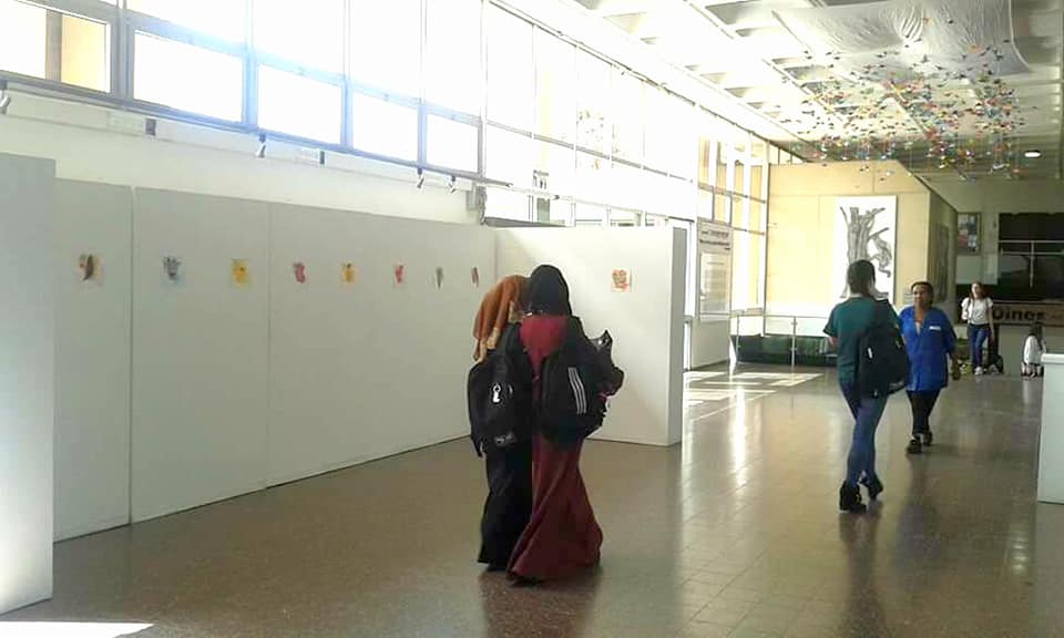 SIAC_art's tweet photo. An #exhibition feedback about our artist Marta Balla with Israel Rabinovitz and Jennifer Bloch | #Kaye Academic College of Education #Beersheba #Izrael | #IsraelRabinovitz #JenniferBloch #MartaBalla | #contemporary #art https://t.co/Tlb2Jm5jZh
