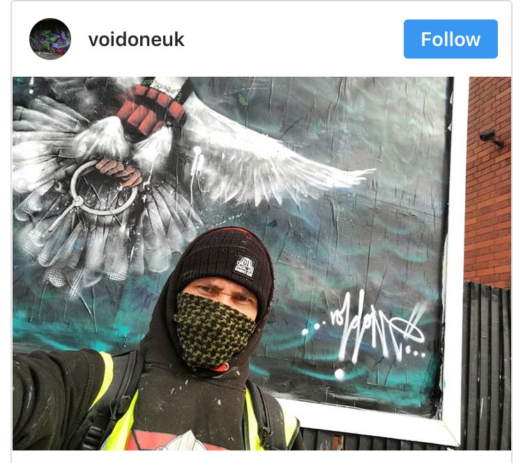 MrASingh's tweet photo. Death From A Dove – Fighting For Peace’. Powerful protest #streetart by #VoidOne!
Birmingham based artist #VoidOne improved a local billboard with a topical anti-war theme to highlight recent events in Syria.
https://t.co/gZoStoKZJB https://t.co/oUreszlRzO