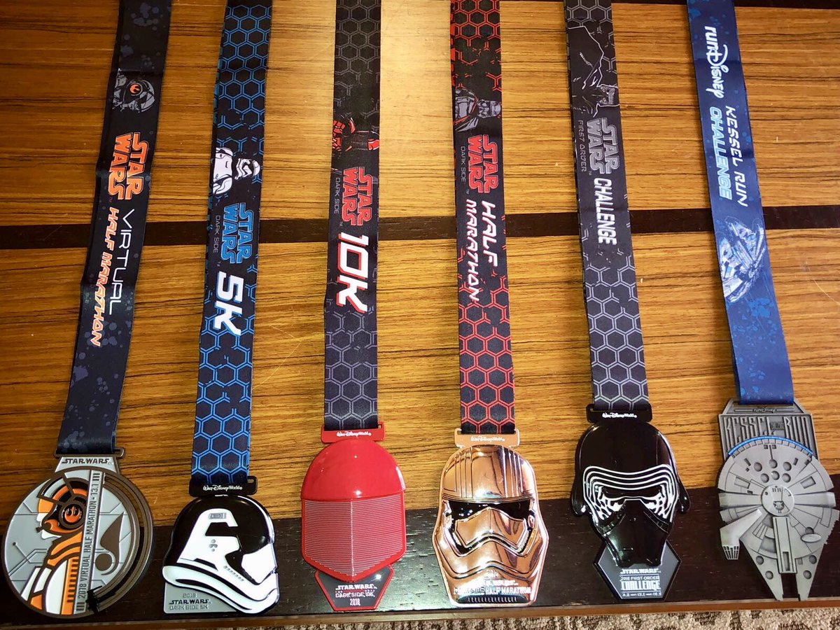 TheJedi_Council's tweet photo. So what medal do you prefer #Starwars5km #starwars10km or #StarWarsHalf let us know in this poll: https://t.co/ki6cOgd18F https://t.co/1rvRpIZdlS