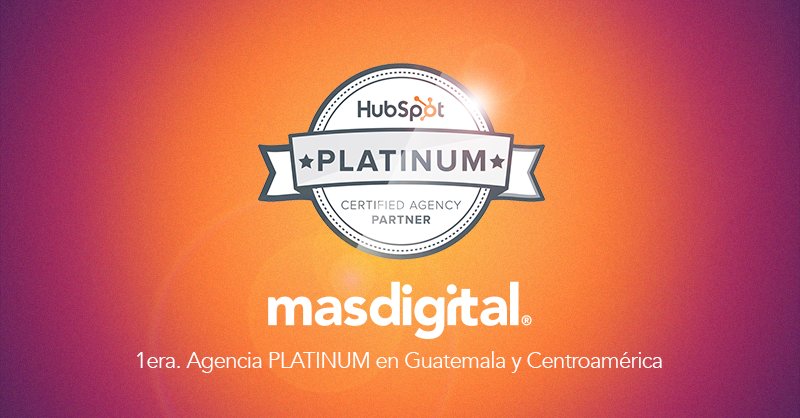 MASDIGITALme's tweet photo. Para #MASDigital es un orgullo seguir implementando #estrategias de #InboundMarketing con los mejores #resultados y ser reconocida como la primera agencia #Platinum de #Guatemala y #Centroamérica. 👏🏆 https://t.co/OK4hHZvBqH https://t.co/gbUCa0qMtX