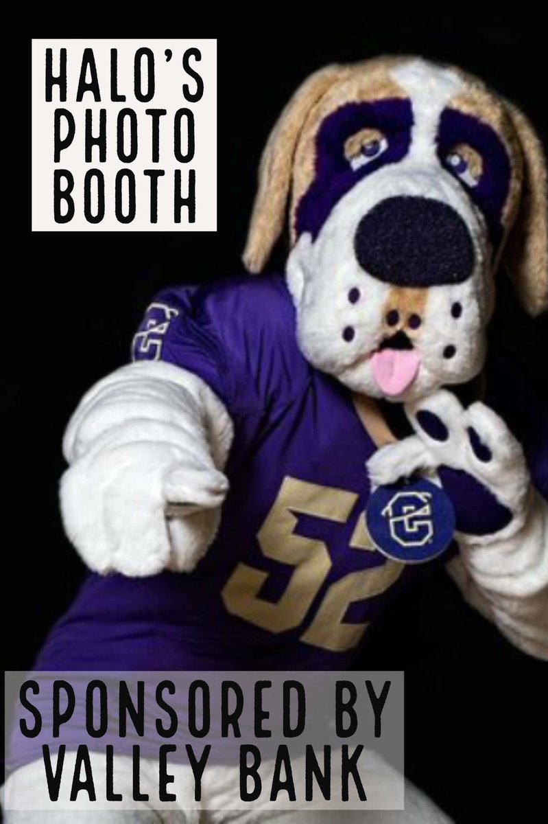 Support_SAA's tweet image. Thanks to Valley Bank of Helena for sponsoring Halo’s Photo Booth at this year’s Saints Athletic Auction! Get your pic with Halo and share online using #SupportTheSaints