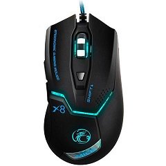 Sweet baby blue LED gaming mouse for sale! Use promo code WGE5 for discount. Visit ow.ly/STPT30jCpab