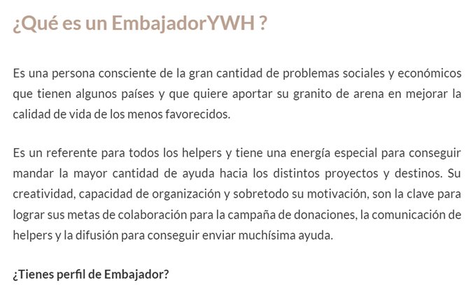 YesWeHelp2's tweet photo. Hazte Embajador !
#Helpers https://t.co/jmBgjl4lc6