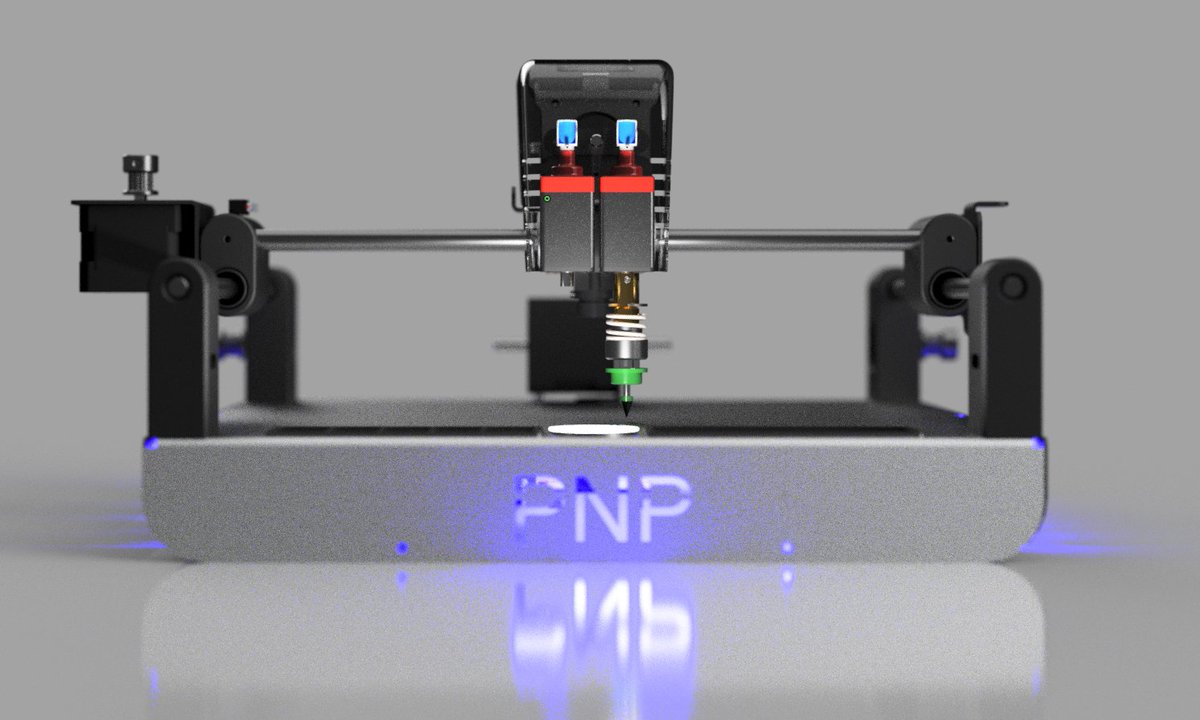 Yesterday we gave you a sneak peek at what we're working on. Here's some more progress ;) Dual camera, dual nozzles, dual trays + more coming. Let us know what features you are interested in! Help us build the best Desktop PNP ever! cc: <a href="/ElectroBOOMGuy/">Mehdi Sadaghdar</a> <a href="/eevblog/">Dave Jones</a>