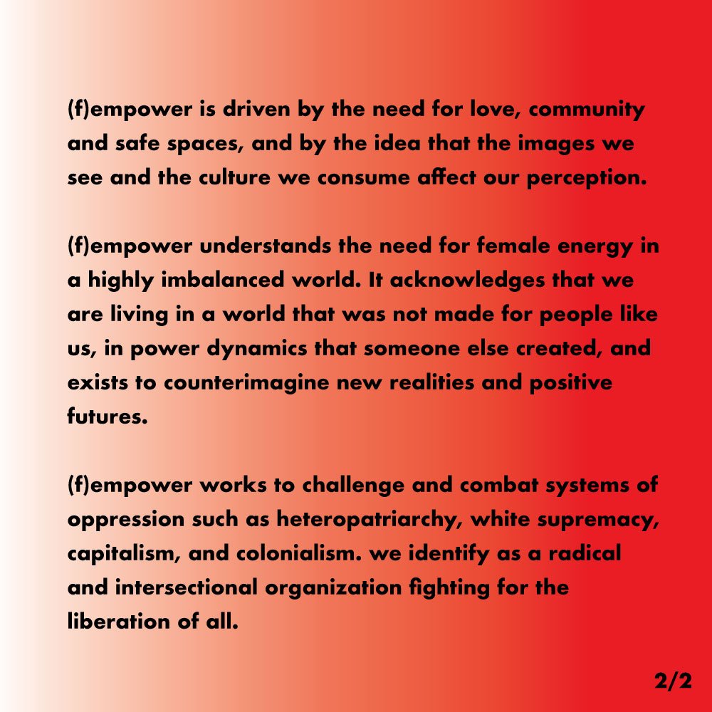 fempowermia's tweet photo. (F)empower was created for, inspired by and exists because of YOU. So that the girls who have decided that our art matters enough to share it with the world can connect and grow together and, ultimately, change what it’s like to be a femme in South FL. https://t.co/aa2Rp3CIQc https://t.co/GkCtO8VP2s