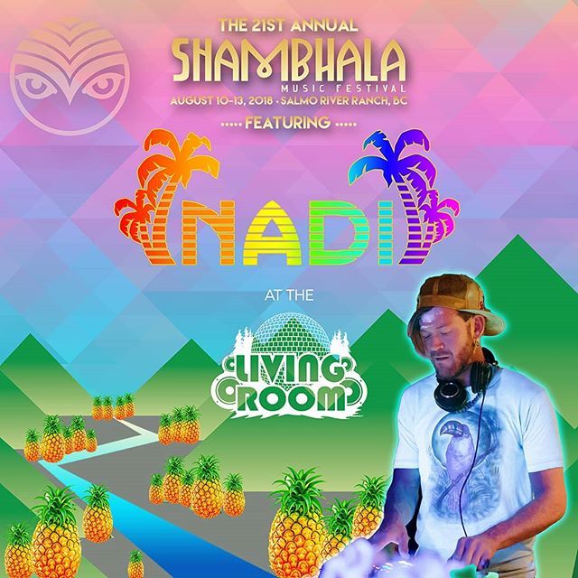 NadiCamelKyle's tweet photo. I am extraordinarily thrilled to be bringing the pineapple bass #Electropical sounds to #shambhala2018 in Canada
Pastel sunsets and coconut cream rivers await. Find me and other #tropicalbass selectas such as @elpapachango and @jeremysole administering t… https://t.co/zv3gIngqsf https://t.co/WGTHBKtDSq