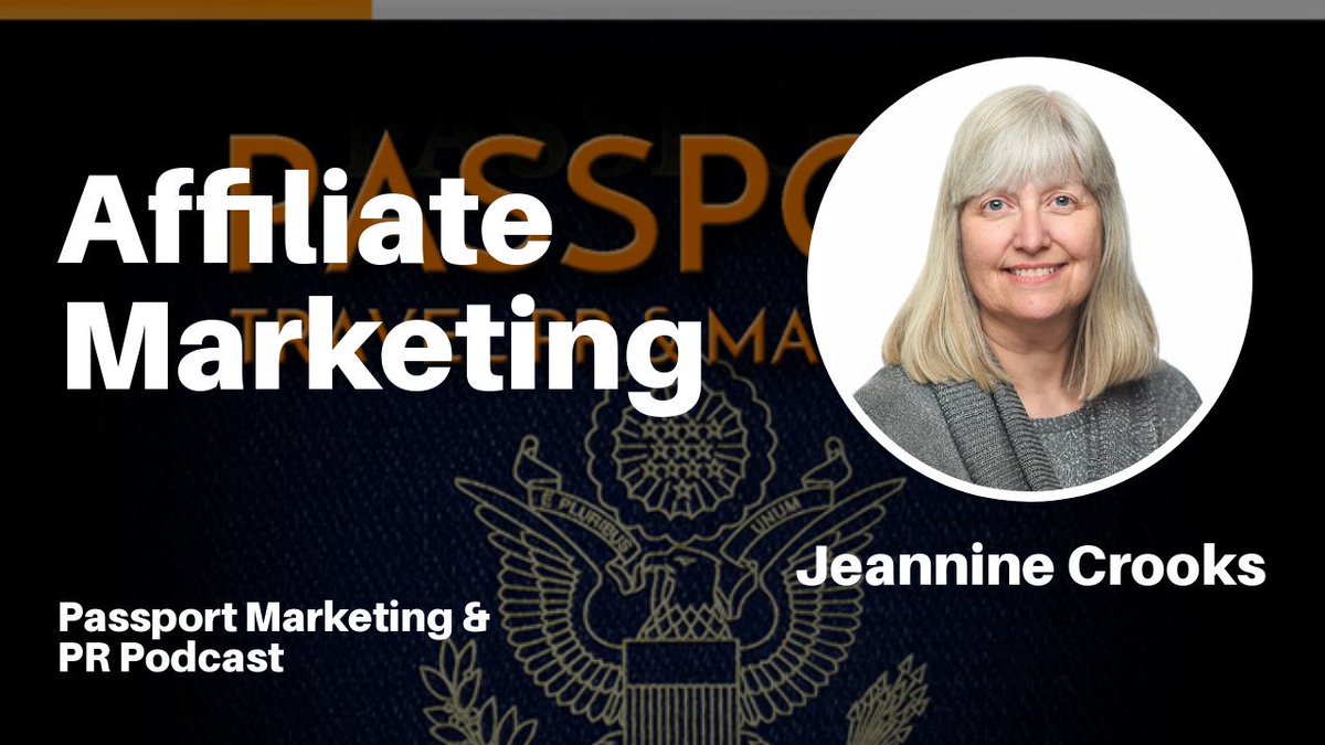BloggerBridge's tweet image. Affiliate Marketing – Passport Travel Marketing &amp;amp; PR Podcast #020 blog.bloggerbridge.com/affiliate-mark…  #AffiliateMarketing #travel  @Jeannine_Crooks
