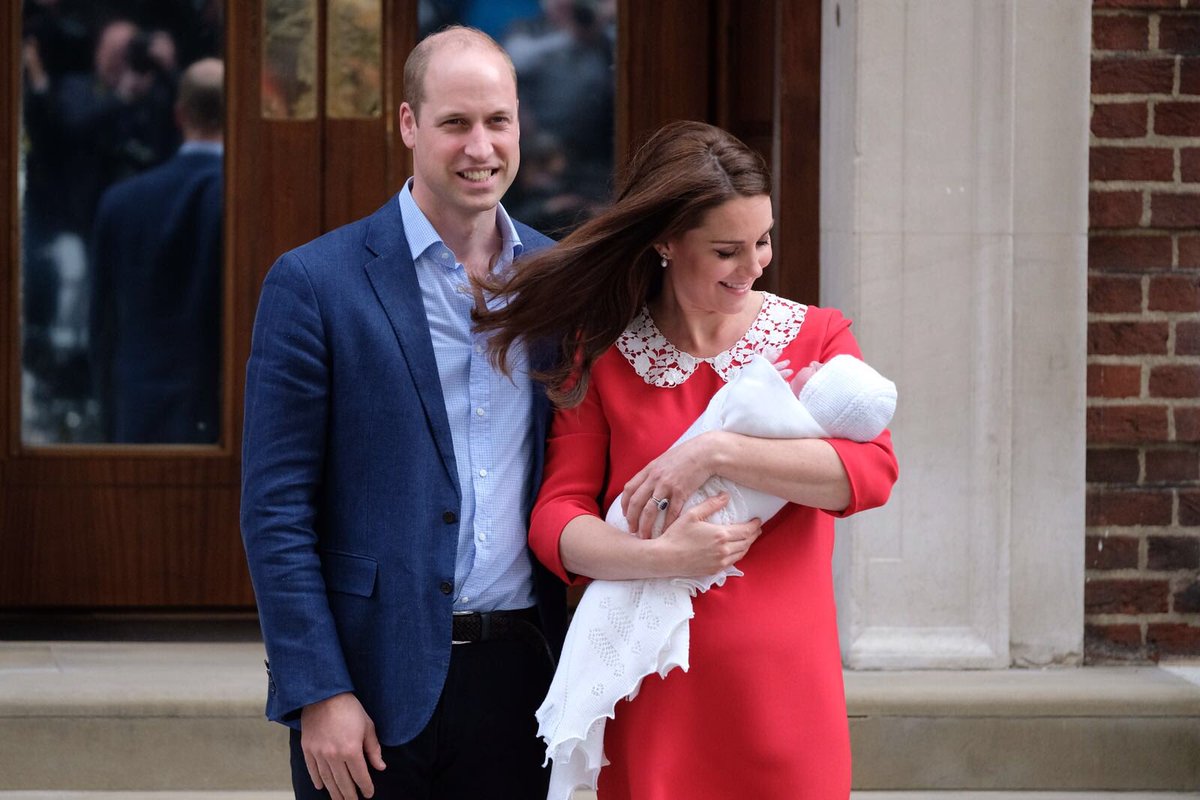 The Duke and Duchess of Cambridge leave St Mary's Hospital with their new arrival, a baby boy.
Their Royal Highnesses have thanked all staff at the hospital for the care and treatment they have received, and thanked members of the public for their warm wishes.