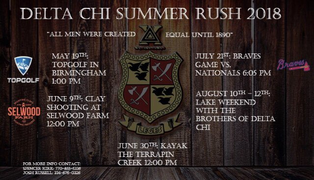 RUSH DELTA CHI #Fall18