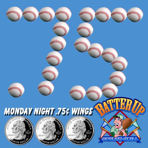 BatterUpSG's tweet photo. #75cent wings tonight at #batterup #demopolis #expectnomercy https://t.co/U105sFGHIz