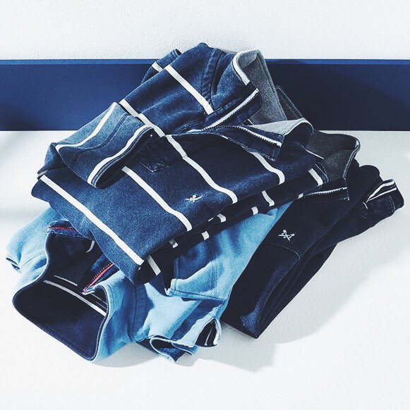 Stylish, relaxed sweatshirts at <a href="/Crew_Clothing/">Crew Clothing</a>. They're a staple item for any wardrobe! #WainwrightsYard #LakeDistrictShopping #CrewClothing #SmartCasual