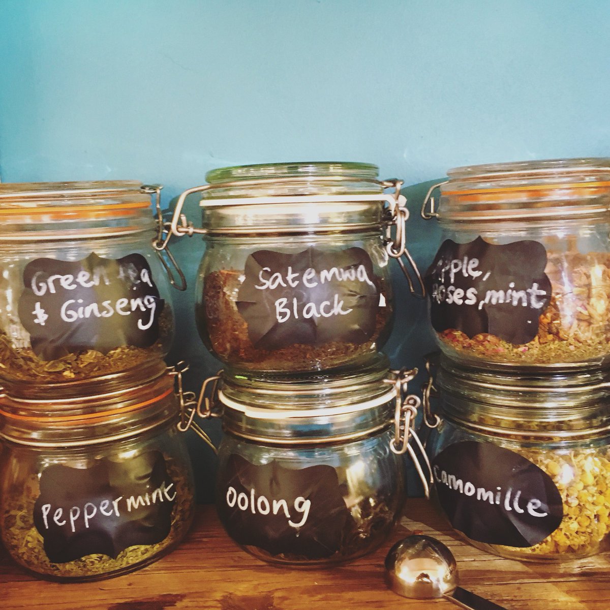 Just some of our loose leaf tea selection from <a href="/SatemwaTea/">Satemwa Tea Estates</a> and <a href="/SukiTea/">SUKI Tea Makers I B Corp™</a>