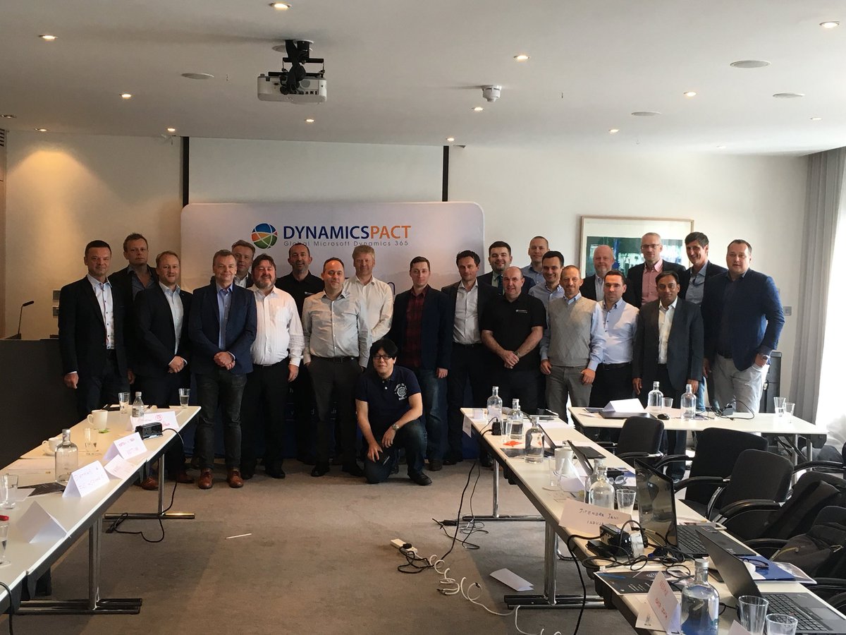 DynamicsPact's tweet photo. Another successful CEO summit complete, @MSFTDynamics365 now on to @axug @DynamicsUG EMEA summit DROP by booth D3 to say hi https://t.co/4CjfivhEfI