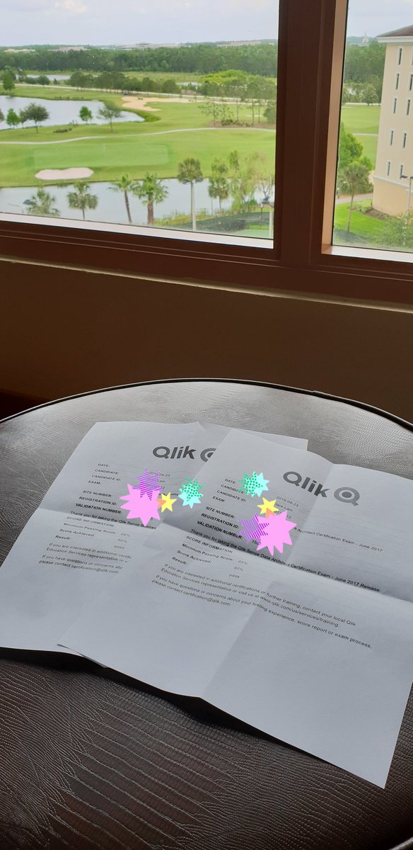 vnvim's tweet photo. Kicking off #Qonnections2018 with 2 #certifications and a snazzy new backpack! 
#Qlik #Qonnections #conference #Orlando #certified https://t.co/A4ZELmFamB