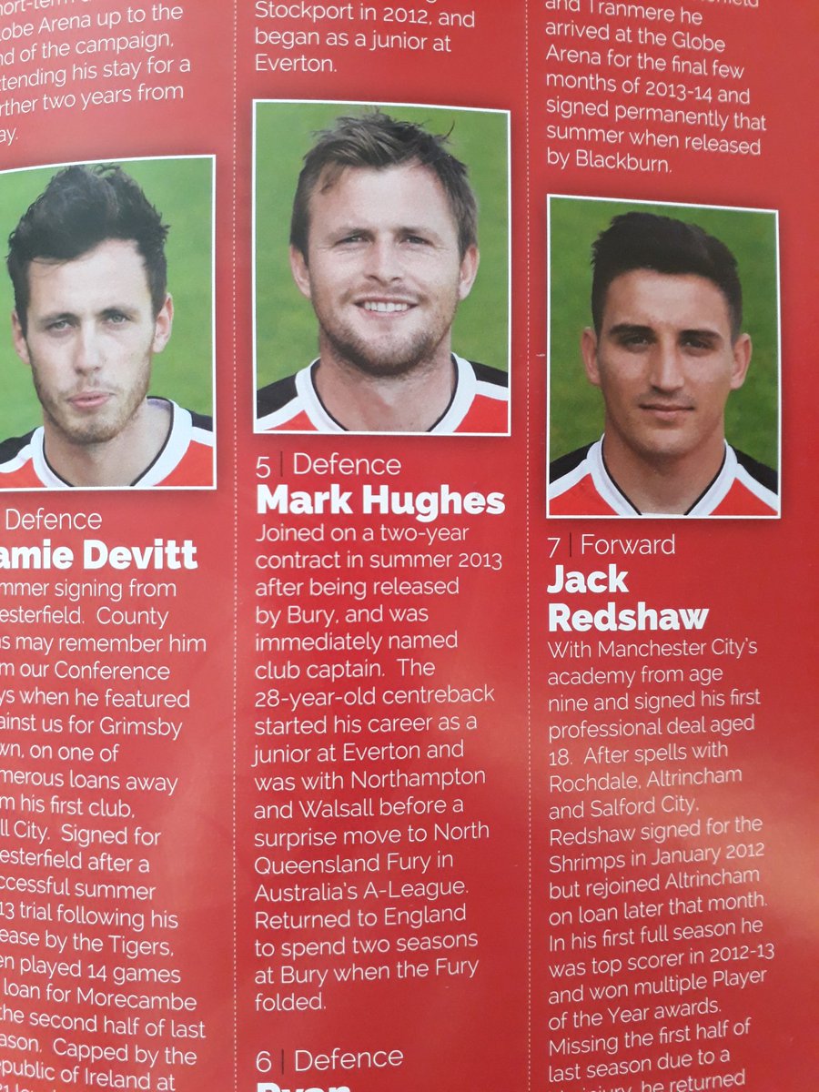 MatGuy5's tweet photo. Really looking forward to a trip to Newport tomorrow. Last time i caught a match there, this chap was playing for Morecambe. Wonder what happened to him?! @ASFCofficial @officalassc @AndyhHolt @Keil_clitheroe1 @axemanlowe #1pointneeded https://t.co/B5GSMQXz6W