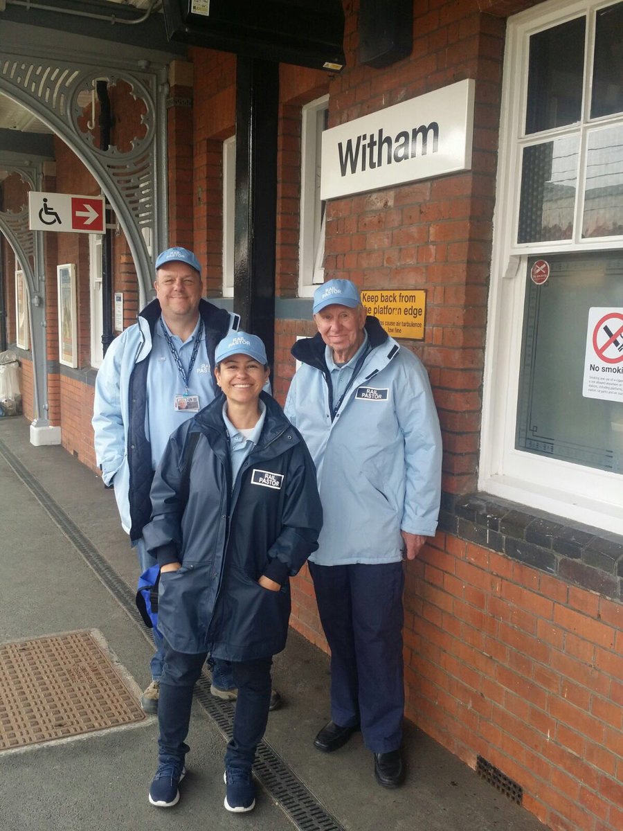 RailPastors's tweet photo. We have had a very rewarding day on patrol of the @greateranglia route at #Chelmsford #Withan and #Colchester it’s great to support the travelling customers and staff on @networkrail @BTPEssex @samaritans as @AscensionTrust @RailPastors #Essex https://t.co/D8NLwRqOZL