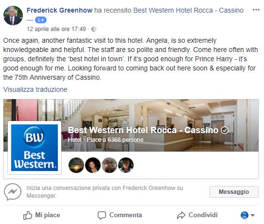 We would love to thank you for your stars.... Now we wait for yours!
#bestwesternhotelrocca #bestwesternitalia #hotelrocca #comeandvisitcassino #reviewhotelrocca #visitciociaria #instaciociaria #italy #lazio #customer 
bit.ly/bestwesternhot…