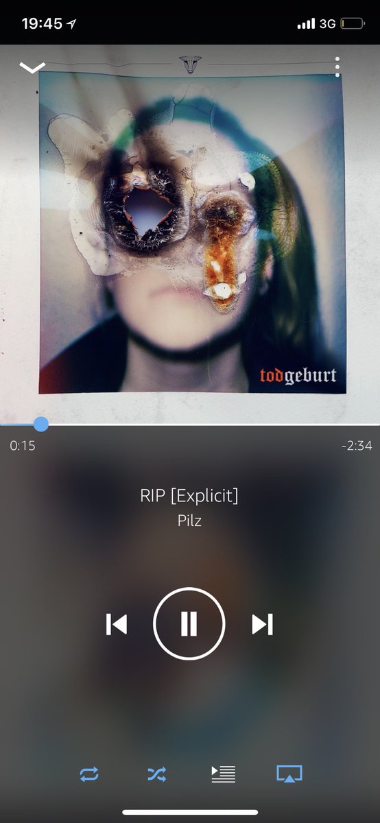 #nowplaying <a href="/esistpilz/">PILZ</a> #rip #empfehlung #bombe #todgeburt #ichfeier #music #female #rap #kaufen #support #liebe