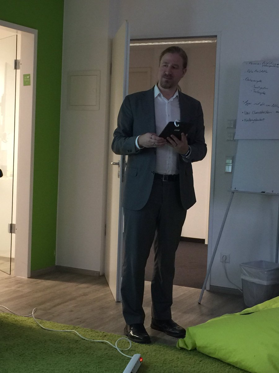 VeraLittleTree's tweet photo. .@KITesting got us a #robot to make our interaction easier! I am so looking forward to play with this #testingRobots #QualityLearning @QualityMindsDE @ministryoftest #meetUp #muc https://t.co/U3QXzl8tDy