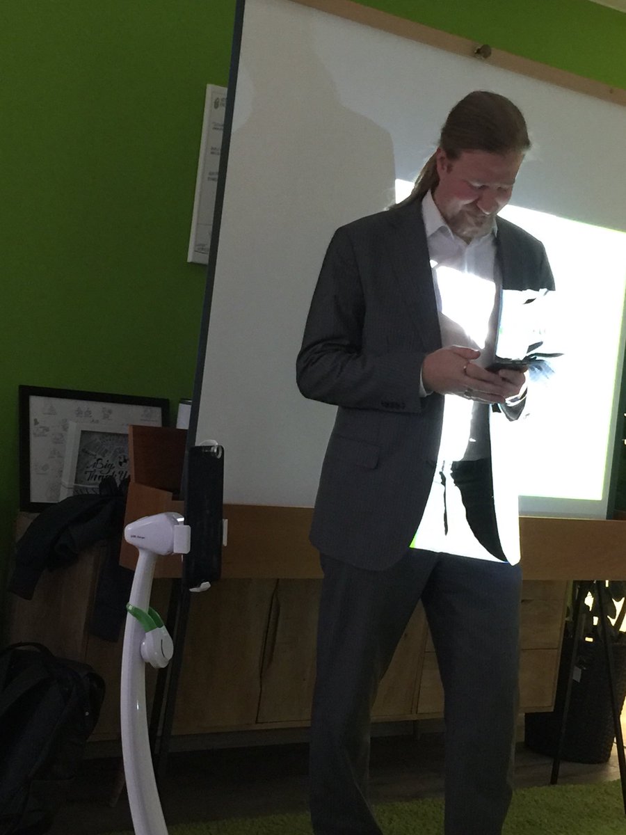 VeraLittleTree's tweet photo. .@KITesting got us a #robot to make our interaction easier! I am so looking forward to play with this #testingRobots #QualityLearning @QualityMindsDE @ministryoftest #meetUp #muc https://t.co/U3QXzl8tDy