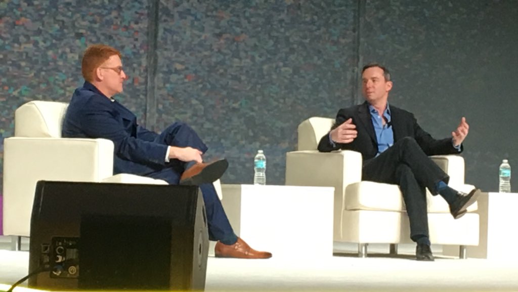 mikefritz67's tweet photo. 2018 @Qlik #Qonnections off to a great start with @MikeCapone_ s vision to keep partners a strategic part of Qlik’s strategy. @MichaelSchwanz1 and @mikefritz67 with https://t.co/TZI3eaa1YY very happy about that. :-) https://t.co/zwLw6o13Fr