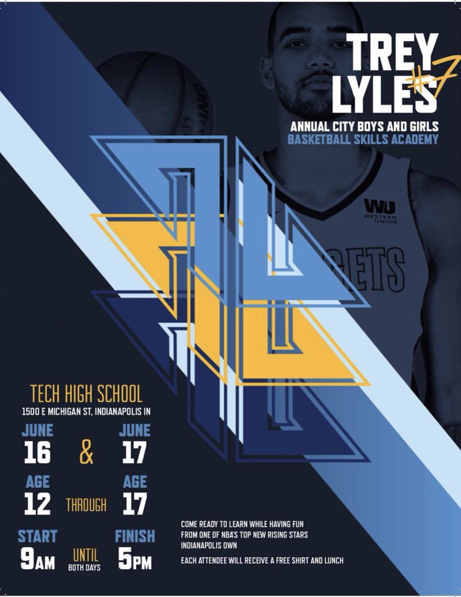 It’s that time of year again. It’s year 3 for the <a href="/TreyLyles/">Trey Lyles</a> Basketball Skills Academy. Click the link below to sign up. eventbrite.com/e/trey-lyles-b…