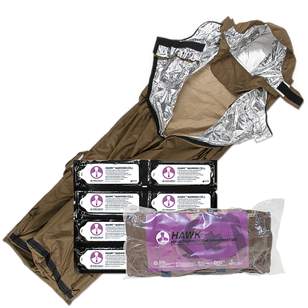 ExothermixInc's tweet photo. Proud to have our #heattechnology incorporated into The HAWK ™ Advanced #Hypothermia Management Set, designed to help prevent and manage hypothermia. #medical #medicalcombat #combat #military #safety #b2b #warmth https://t.co/9Xisug1iDH https://t.co/skP5bATexF