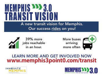 How can #Memphis transit better serve YOU? Read the draft Network Report and take the <a href="/Memphis3point0/">Memphis 3.0</a> #TransitVision Phase 3 survey today! Take the survey here: memphis3point0.com/transit