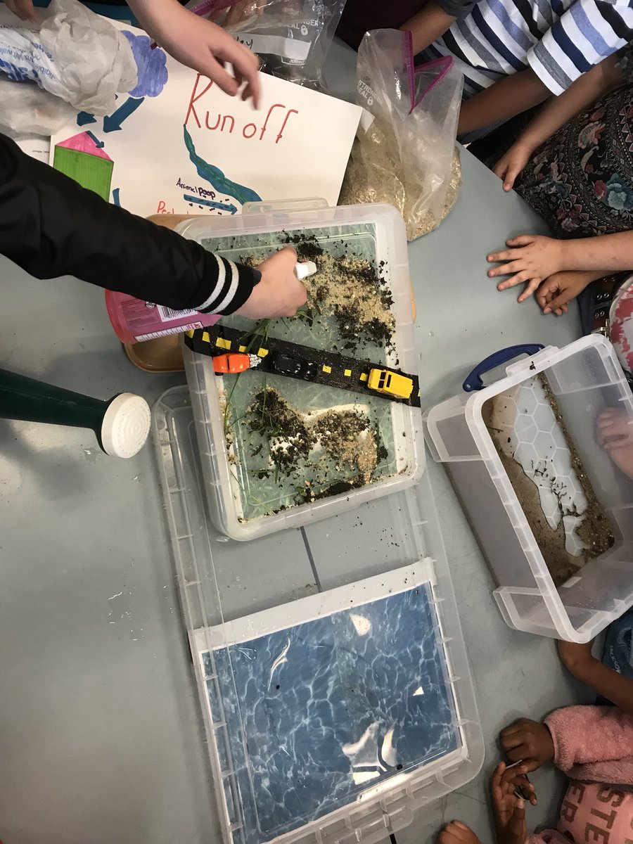 STEM_at_LMS's tweet photo. 8th grade Changemakers teach about water run off and rain barrels at Odenton Elementary! A wonderful partnership! #AACPSAwesome https://t.co/TC720i5V4k