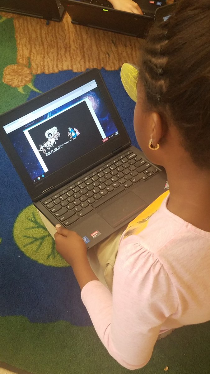 JenHoward313's tweet photo. We are reading "Wagons West" so today the students played the very loved game "Oregon Trail". They loved it❤
#cmes #cubpride #cmes_tech https://t.co/imIQZ17Cvx