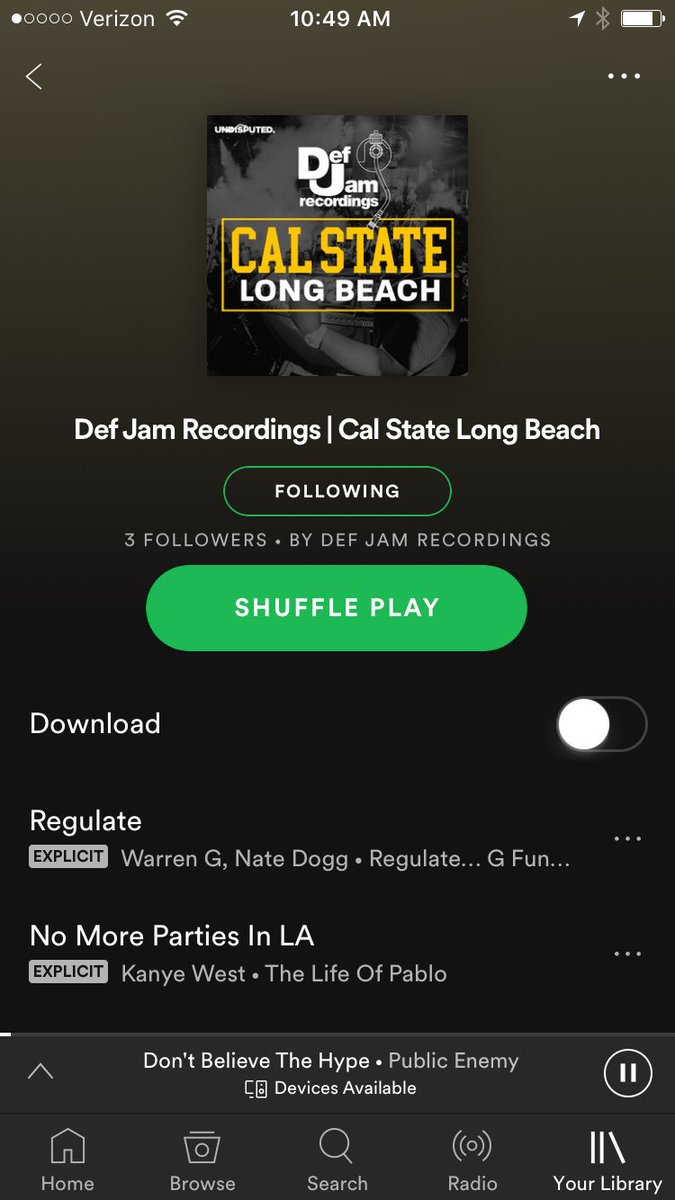 We are now in the running for @DefJamRecords Undisputed best playlist on <a href="/Spotify/">Spotify</a> !! Get your week started and follow our Playlist! spoti.fi/2qPFGG0 🎶🎵
