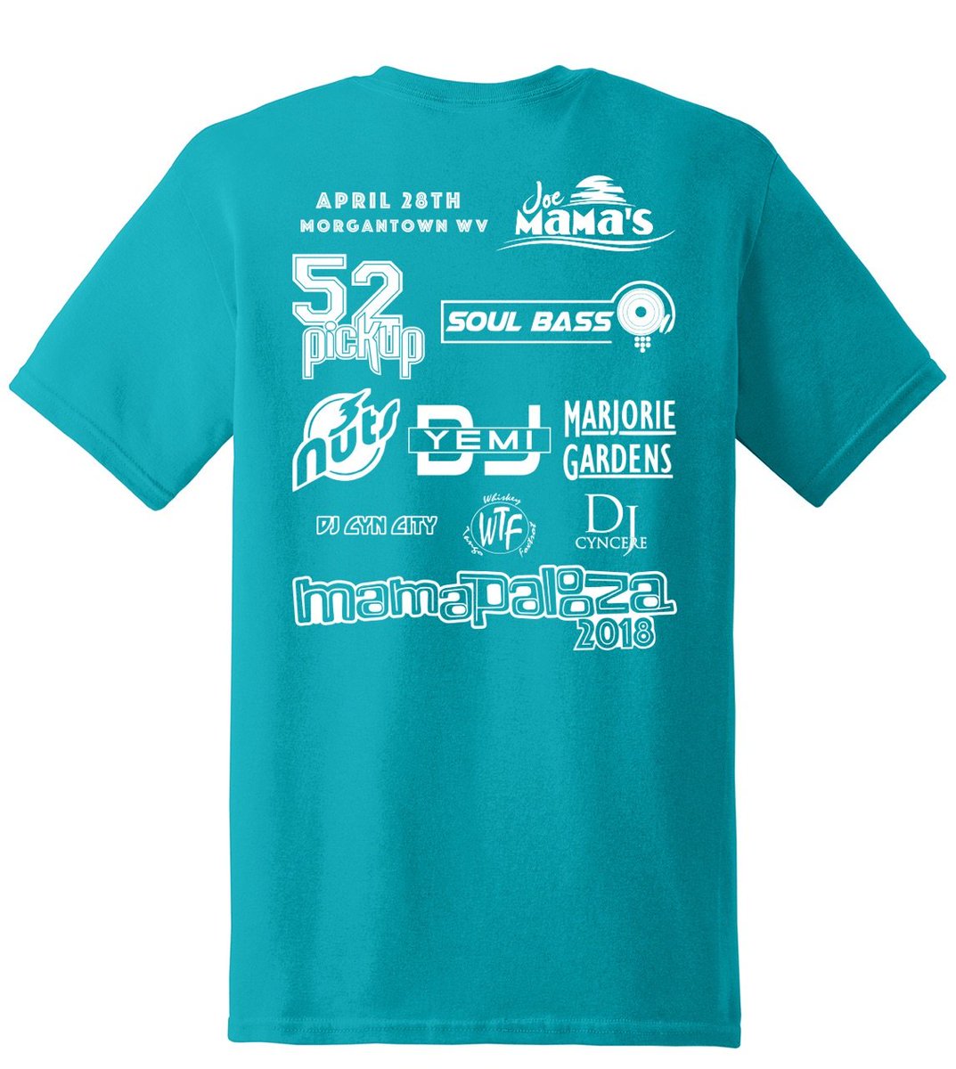 JoeMamasMotown's tweet photo. Its #MAMAPALOOZA week. Our end of the year/summer kick off party. Doors open at noon. Specials all day. 4 bands. 4 DJs. First 150 people get these shirts for free. RT for a chance to win your own. https://t.co/QtTNaPaVwN