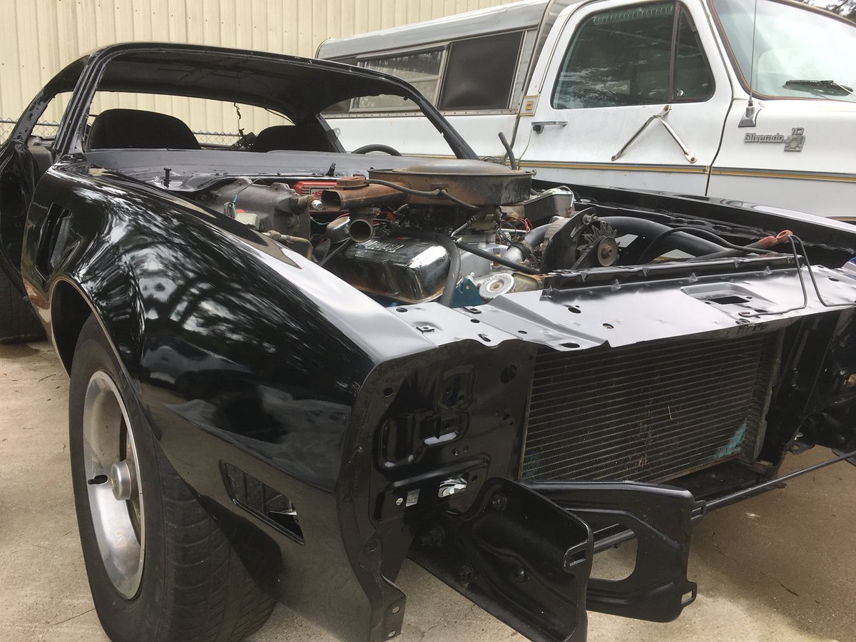 Highgearcustoms's tweet photo. The #79Transam is ready for the paint shop!! #pontiac #transam #classiccars #customcars https://t.co/sw3QTZSfth