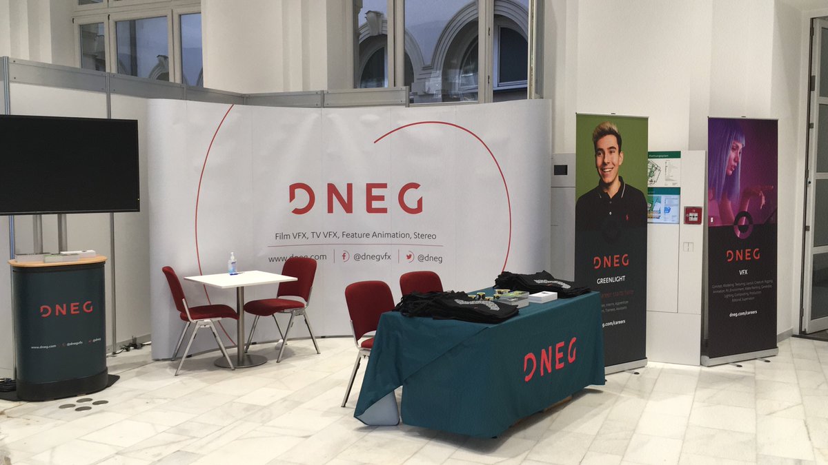Harriet_Union's tweet photo. @FMX_Conference We are ready for you. Swing by the @dneg booth tomorrow and hear all about what we’ve got going on #vfx #fmx2018 https://t.co/ihKKoYSmFA