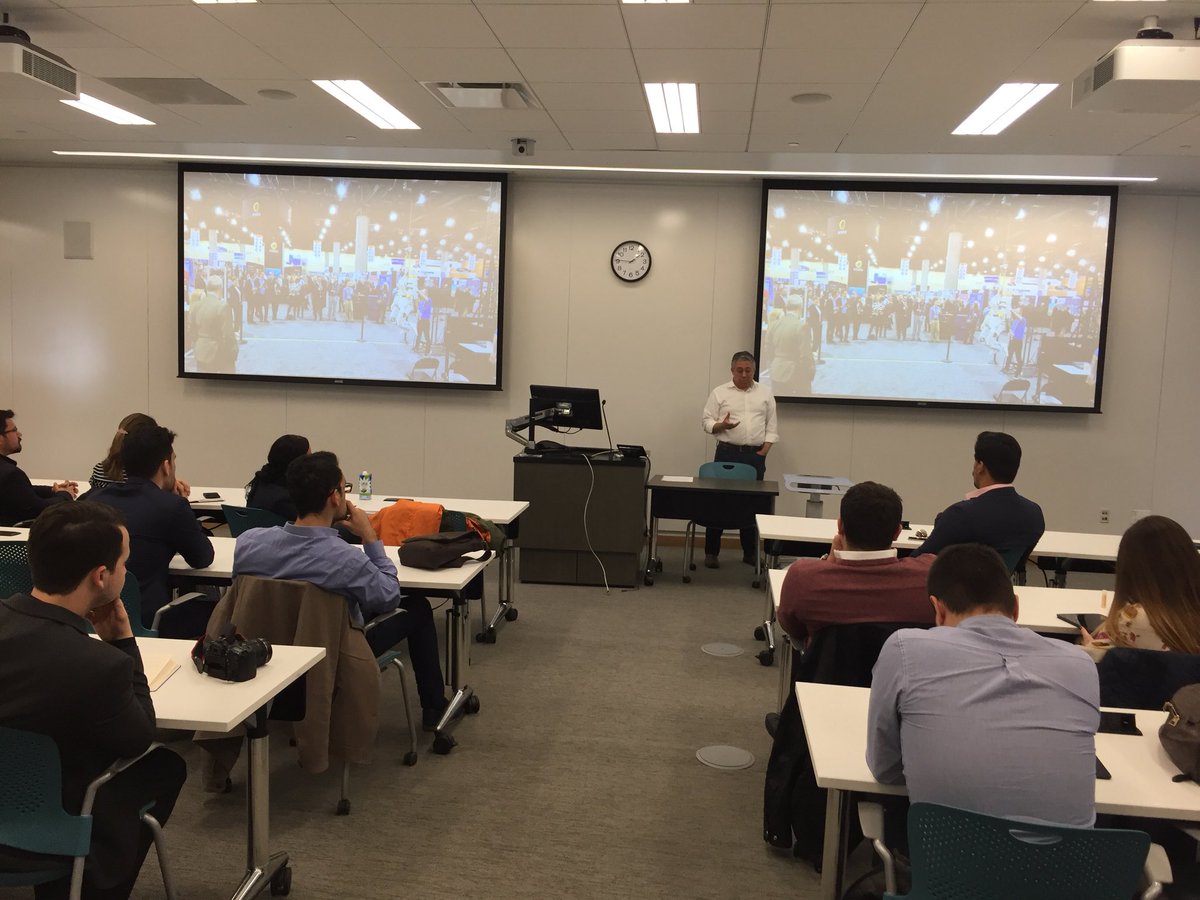 bau_hlo's tweet photo. New York-Boston programımızın Boston’da ki ikinci dersi için Northeastern Universitesindeyiz. Sayın Prof. Dr. Taşkın Padir (@TaskinPadir) ‘Yeni teknolojiler ve Robotik’ konusunda önemli bilgiler aktarıyor. @Northeastern  @bau_hlo @bahcesehirsbe https://t.co/eeFMGEx9hc