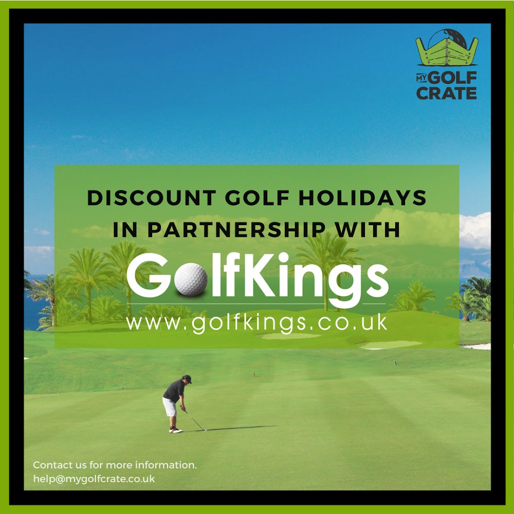 Discount Golf Holidays For Subscribers In Partnership With GolfKings. Details TBC 
👍🏼⛳️ ✈️ 
#mygolfcrate #golf #golfcourse #golfcrate #golfsubscriptionbox #subscriptionboxes #golfwang #golfstagram #golfholiday #golfporn #golflife #golfgoals #golfuk #golfaddict #golfkings